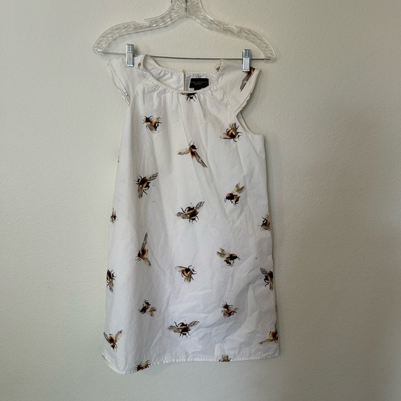 Victoria Beckham Target Girls Bee Print Cap Sleeve Peasant Dress Size L - Picture 1 of 6